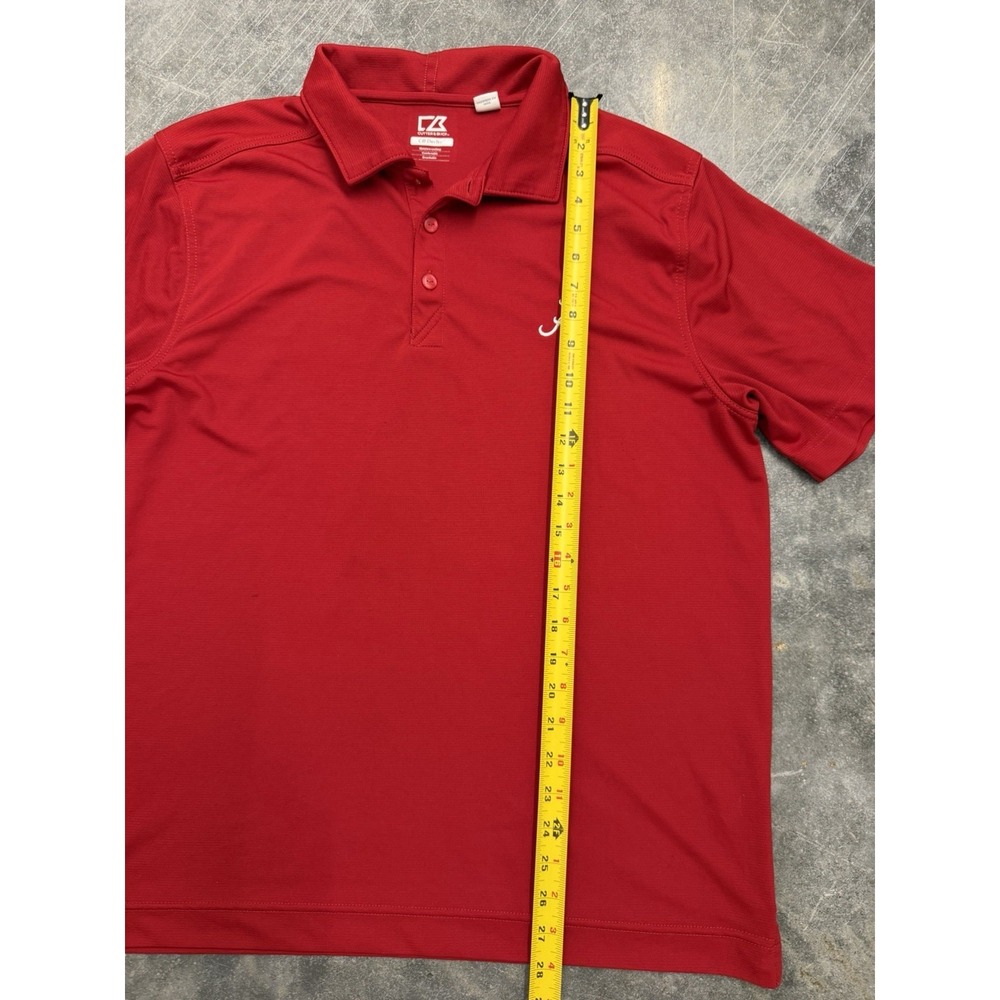 Alabama Crimson Tide Cutter & Buck Collegiate Advantage DryTec UPF+ Polo Sz L - Picture 7 of 9